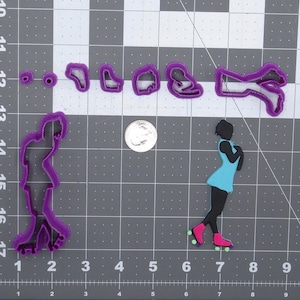 Roller Skater 266-G599 Cookie Cutter Set