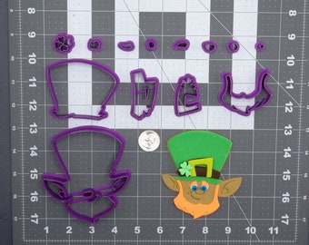 St Patricks Day - Leprechaun Head 266-E764 Cookie Cutter Set