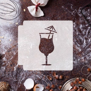 Cocktail Drink 783-G021 Stencil