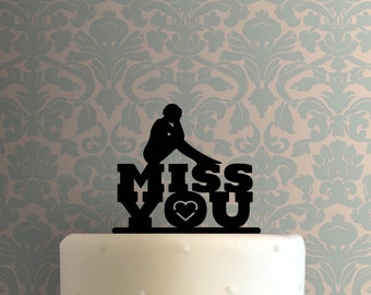 Miss You 225-B316 Cake Topper