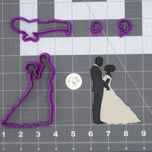 Bride and Groom 266-H898 Cookie Cutter Set