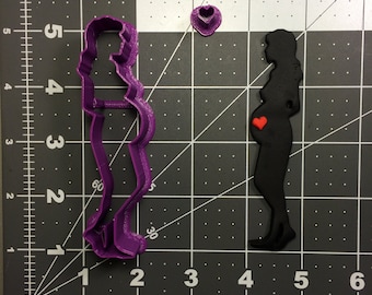 Pregnant Woman 100 Cookie Cutter Set