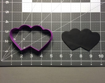 Double Heart 102 Cookie Cutter