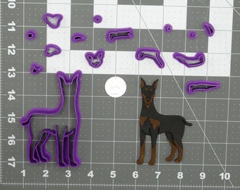 Hund - Dobermann Körper 266-D314 Cookie Cutter Set