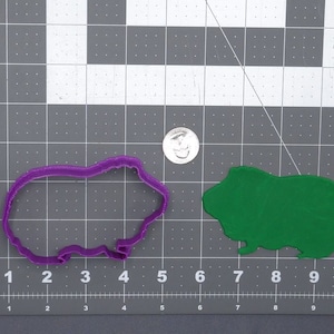 Guinea Pig Body 266-H210 Cookie Cutter Silhouette