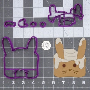 Cinnamon Roll Bunny 266-I774 Cookie Cutter Set