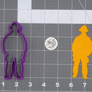 Firefighter Body 266-L750 Cookie Cutter Silhouette