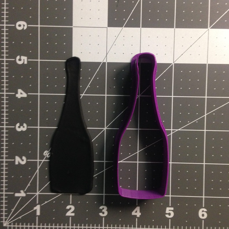 Champagne Bottle 101 Cookie Cutter