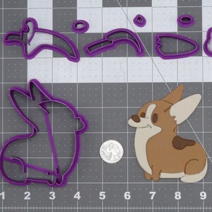 Corgi Dog Body 266-J732 Cookie Cutter Set