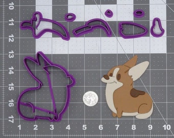 Corgi Dog Body 266-J732 Cookie Cutter Set