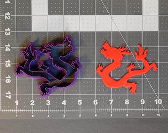 Chinese Dragon Silhouette 266-C450 Cookie Cutter