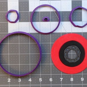 Skateboard Wheel 266-A267 Cookie Cutter Set