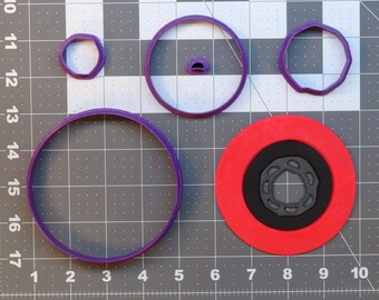 Skateboard Wheel 266-A267 Cookie Cutter Set