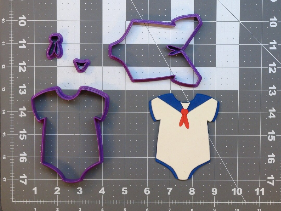 Sailor Onesie 266B498 Cookie Cutter Set Etsy