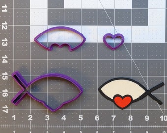 Jesus Fish 266-A238 Cookie Cutter Set