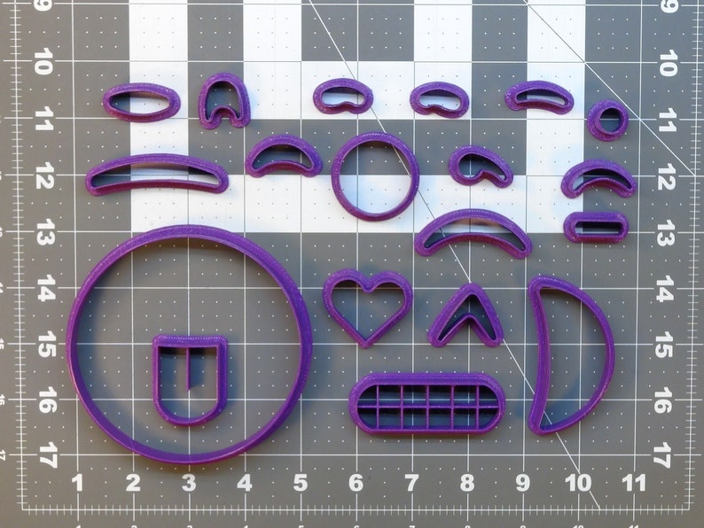 Face Expressions 266A021 Cookie Cutter Kit Etsy