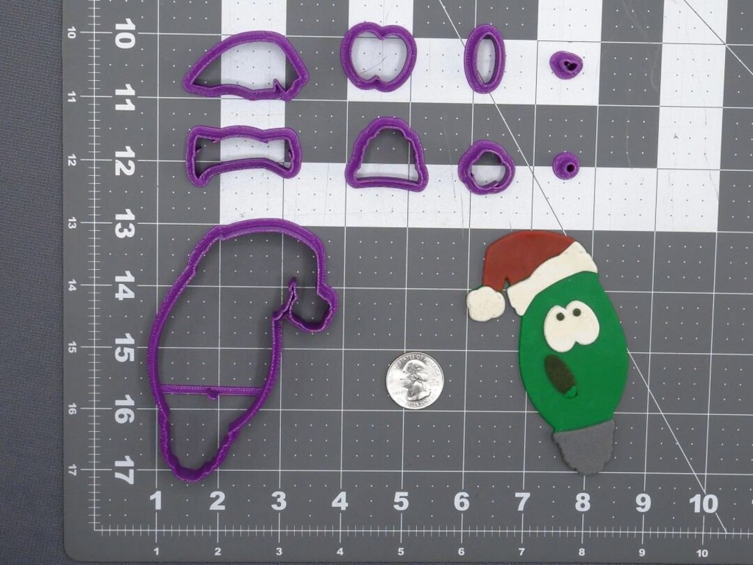 Singing Christmas Light Bulb 266E260 Cookie Cutter Set Etsy