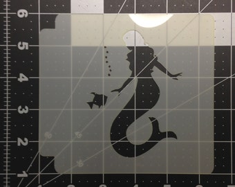 Little Mermaid 100 Stencil