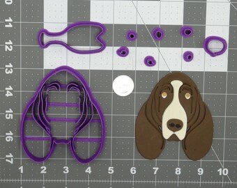 Basset Hound Head 266-D214 Cookie Cutter Set