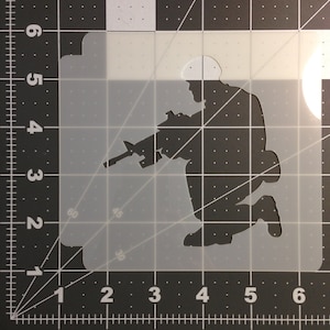 Soldier 104 Stencil
