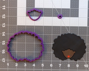 Afro Girl 266-B059 Cookie Cutter Set