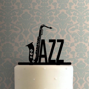 Saxophone Jazz 225-A981 Cake Topper