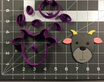 Chèvre Face 100 Cookie Cutter Set
