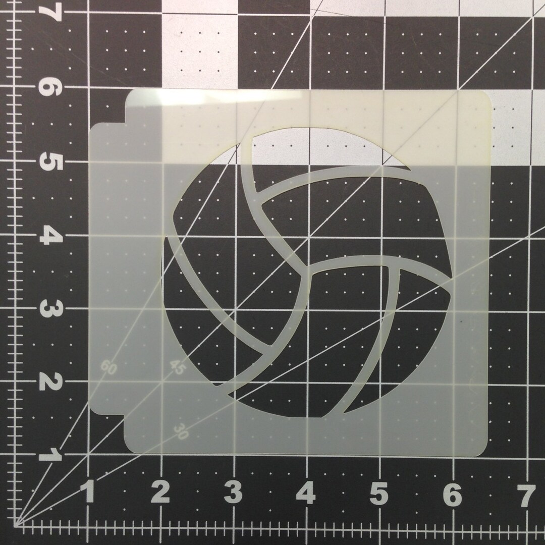 Volleyball 101 Stencil - Etsy