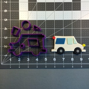 Mail Truck 101 Cookie Cutter Set