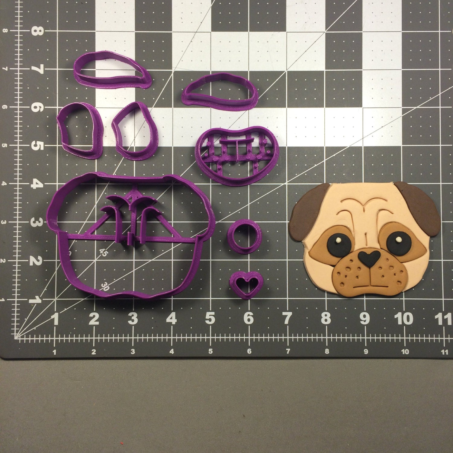 Pug Face 100 Cookie Cutter Set