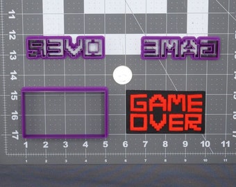 Game Over 266-E481 Cookie Cutter Set