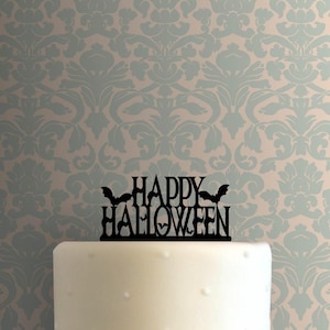 Happy Halloween Bats 225-C038 Cake Topper