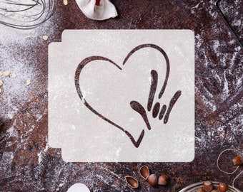 ASL Heart 783-G652 Stencil