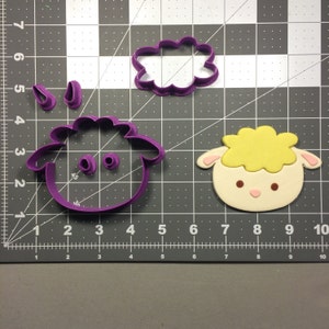 Schafe Gesicht 100 Cookie-Cutter-Set