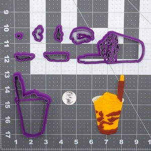 Mexican Dessert Mangonada 266-D786 Cookie Cutter Set