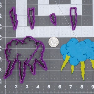 Cloud Lightning Storm 266-I067 Cookie Cutter Set