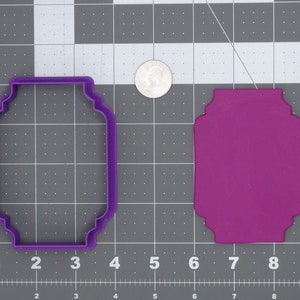 Plaque Shape 266-F827 Cookie Cutter Silhouette