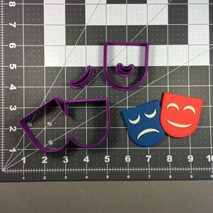 Drama Mask 101 Cookie Cutter Set