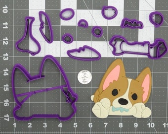 Dog - Corgi Body with Bone 266-D325 Cookie Cutter Set