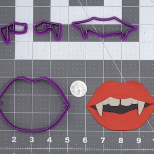 Halloween - Vampire Lips 266-J444 Cookie Cutter Set