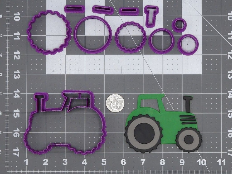 Tractor 266K323 Cookie Cutter Set Etsy UK