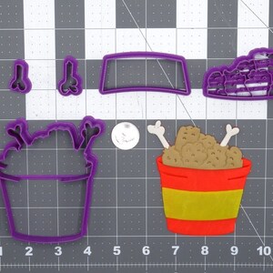Chicken Wing Bucket 266-G102 Cookie Cutter Set