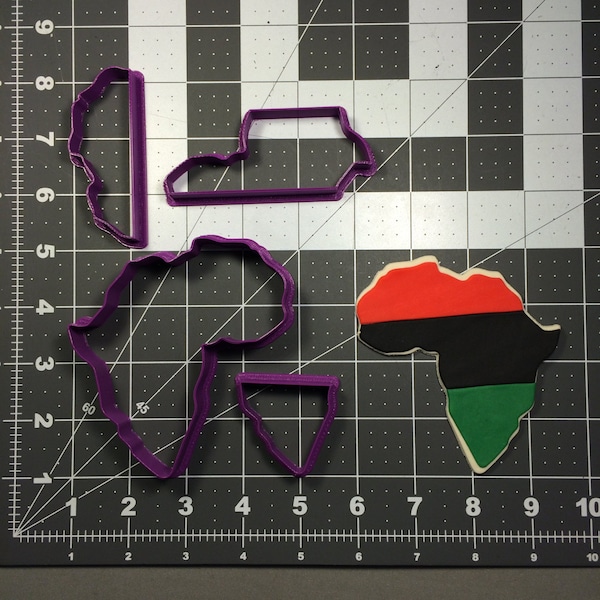 Kwanzaa Africa Cookie Cutter Set