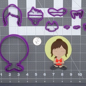 Meditation Pose 266-F955 Cookie Cutter Set