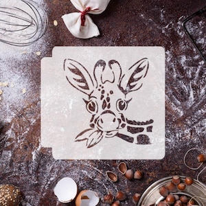 Giraffe Head 783-J248 Stencil