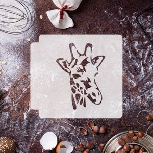 Giraffe Head 783-I175 Stencil