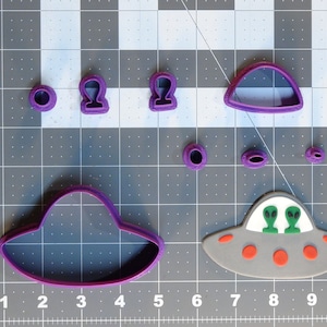 Alien UFO 266-C290 Cookie Cutter Set