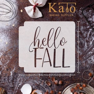Hello Fall 783-A269 Stencil