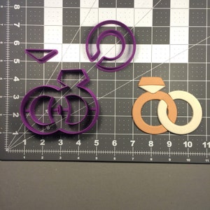 Wedding Rings 100 Cookie Cutter Set