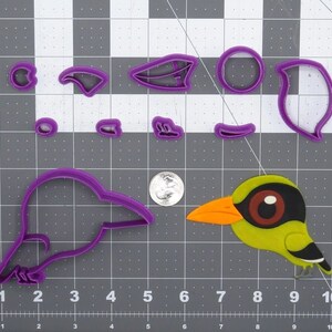 Black Naped Oriole Bird 266-E662 Jeu coupe-biscuits
